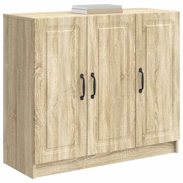 VidaXL Széf Sonoma Tölgy 89 x 34,5 x 77 cm Szerelt Fa