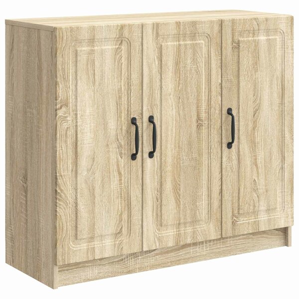 VidaXL Széf Sonoma Tölgy 89 x 34,5 x 77 cm Szerelt Fa