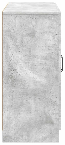 VidaXL Széf Betonszürke 89 x 34,5 x 77 cm Szerelt Fa