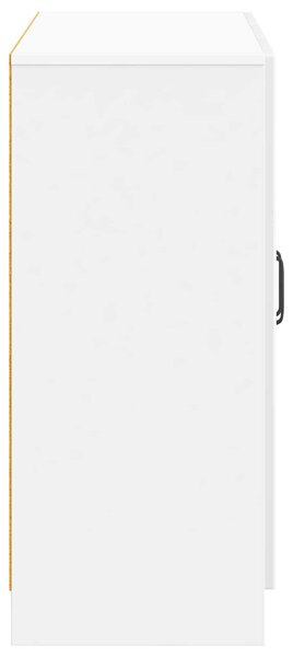 VidaXL Széf Magasfényű Fehér 89 x 34,5 x 77 cm Szerelt Fa