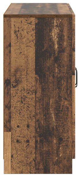 VidaXL Széf Antik Fa 89 x 34,5 x 77 cm Szerelt Fa