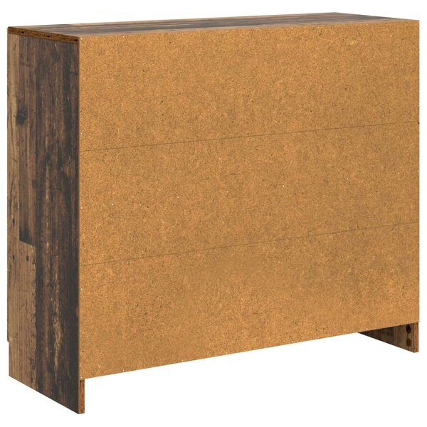VidaXL Széf Antik Fa 89 x 34,5 x 77 cm Szerelt Fa