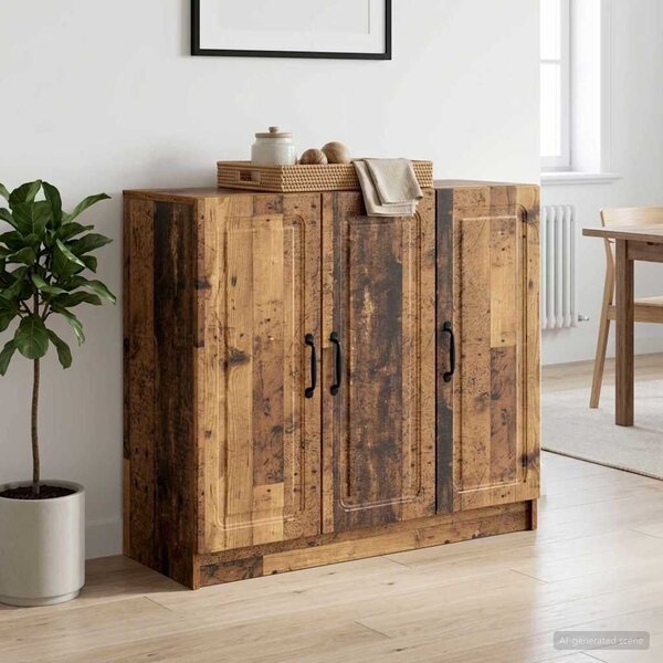 VidaXL Széf Antik Fa 89 x 34,5 x 77 cm Szerelt Fa