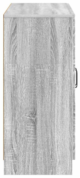 VidaXL Széf Szürke Sonoma 89 x 34,5 x 77 cm Szerelt Fa