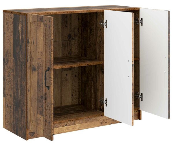 VidaXL Széf Antik Fa 89 x 34,5 x 77 cm Szerelt Fa