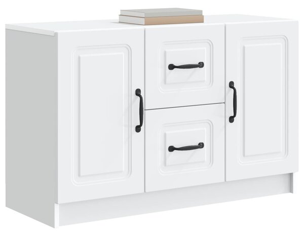 VidaXL Széf Fehér 89 x 34,5 x 57 cm Szerelt Fa