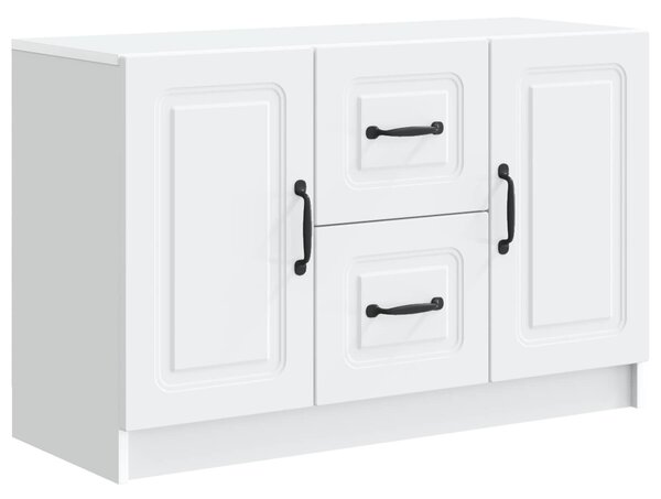VidaXL Széf Fehér 89 x 34,5 x 57 cm Szerelt Fa
