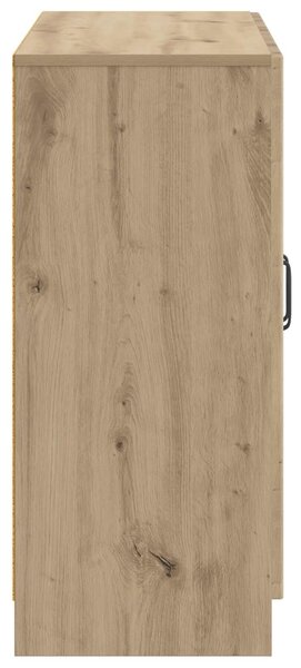 VidaXL Széf Kézműves Tölgy 89 x 34,5 x 77 cm Szerelt Fa