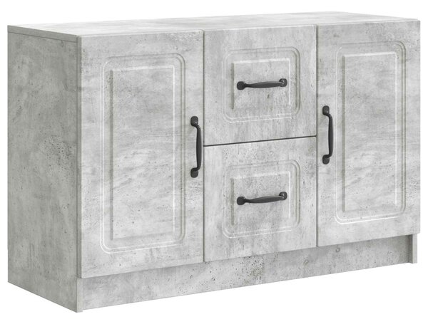 VidaXL Széf Betonszürke 89 x 34,5 x 57 cm Szerelt Fa