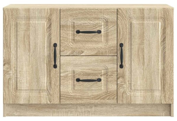 VidaXL Széf Sonoma Tölgy 89 x 34,5 x 57 cm Szerelt Fa
