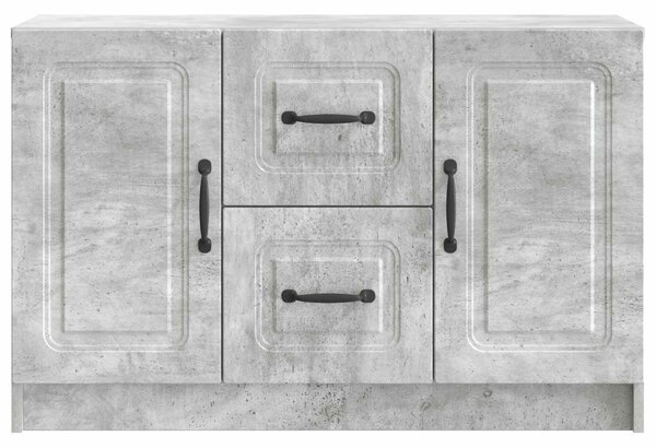 VidaXL Széf Betonszürke 89 x 34,5 x 57 cm Szerelt Fa