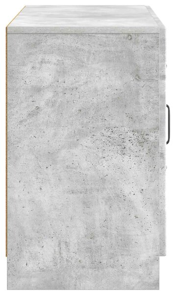 VidaXL Széf Betonszürke 89 x 34,5 x 57 cm Szerelt Fa