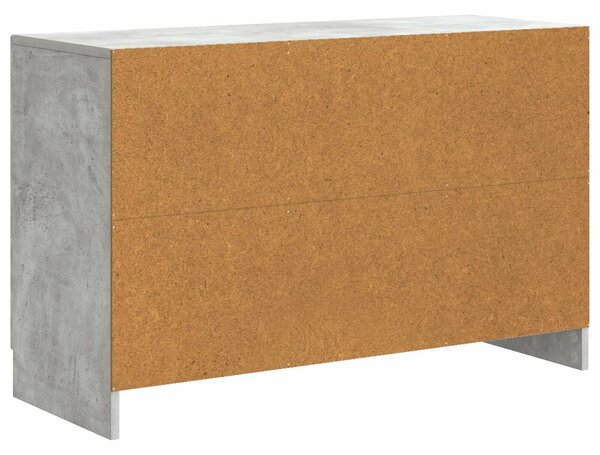 VidaXL Széf Betonszürke 89 x 34,5 x 57 cm Szerelt Fa