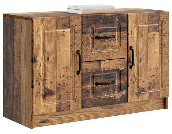 VidaXL Széf Antik Fa 89 x 34,5 x 57 cm Szerelt Fa