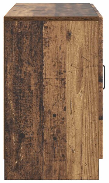 VidaXL Széf Antik Fa 89 x 34,5 x 57 cm Szerelt Fa
