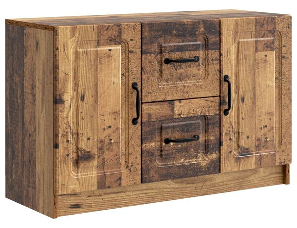 VidaXL Széf Antik Fa 89 x 34,5 x 57 cm Szerelt Fa