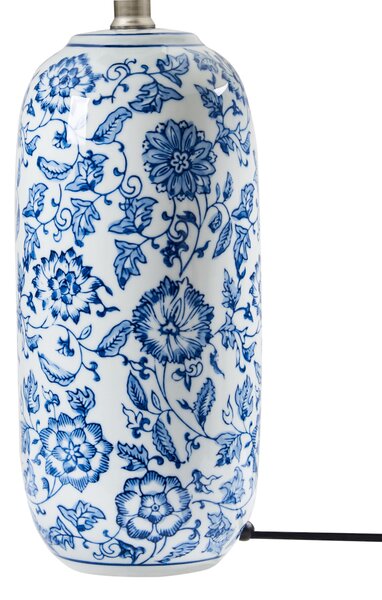 Asztali lámpa AIBONITO Porcelán Fehér/kék