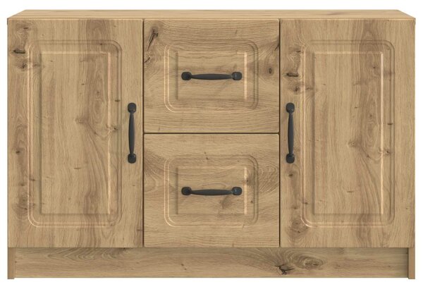 VidaXL Széf Kézműves Tölgy 89 x 34,5 x 57 cm Szerelt Fa
