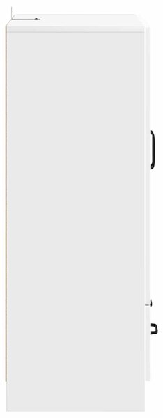 VidaXL Széf Fehér 66 x 34,5 x 92 cm Szerelt Fa