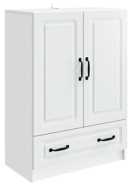 VidaXL Széf Fehér 66 x 34,5 x 92 cm Szerelt Fa