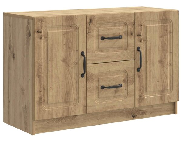VidaXL Széf Kézműves Tölgy 89 x 34,5 x 57 cm Szerelt Fa
