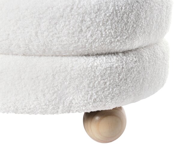 Puff CHILLY Buklé Törtfehér