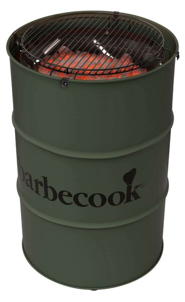 Barbecook BC-CHA-1022 Edson faszenes grillhordó, zöld, 47,5cm átmérő
