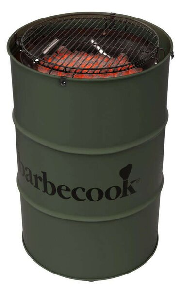 Barbecook BC-CHA-1022 Edson faszenes grillhordó, zöld, 47,5cm átmérő