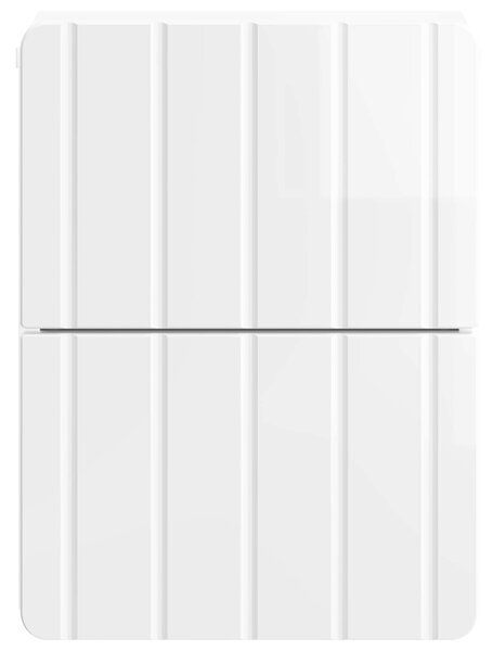 VidaXL Fali éjjeli szekrény 2 pcs Magasfényű Fehér 33 x 34,5 x 43 cm