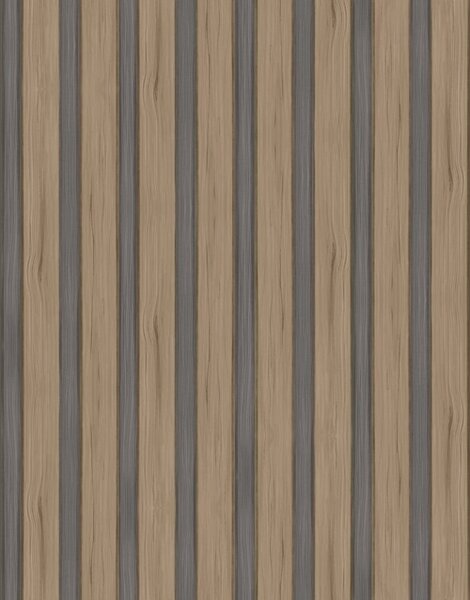 Tapéta Fekete betétekkel ellátott függőleges fa lécek, Tapétá geometria, Tapétá geometria csíkok, a01054 : Uwalls.hu