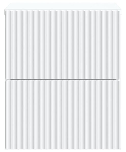 VidaXL Fali éjjeli szekrény 2 pcs Fehér 33 x 34,5 x 40 cm Szerelt Fa
