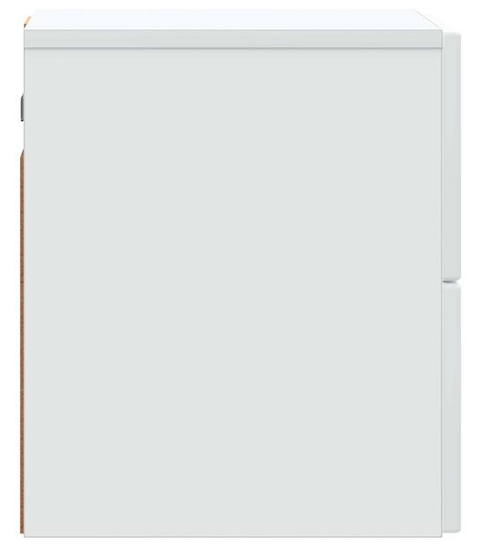 VidaXL Fali éjjeli szekrény 2 pcs Fehér 33 x 34,5 x 40 cm Szerelt Fa