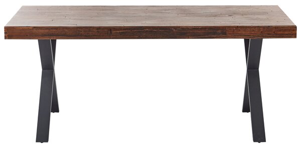 Étkezőasztal CLIFTON Sötétbarna 180 cm 90 cm Fenyő