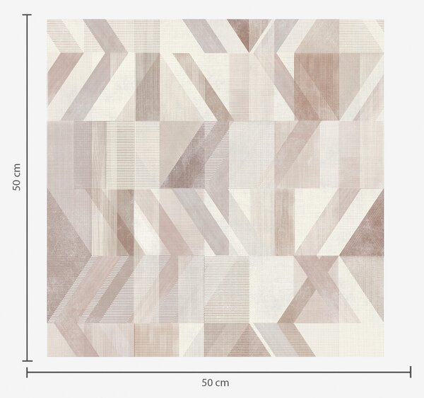 Tapéta Meleg geometrikus nyilak bézs-homok színekben, Absztrakt tapétá, a01056v2 : Uwalls.hu