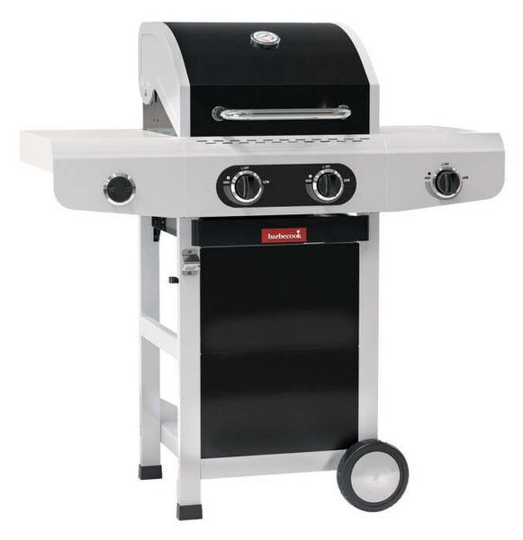 Barbecook BC-GAS-2014 Siesta 210 Black Edition gázgrill, oldalégővel, 112x56x118cm