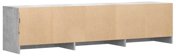 VidaXL LED-es tévéállvány Beton Szürke 165 x 34 x 40 cm Mérnöki fa