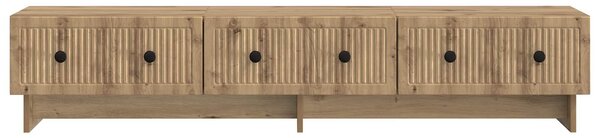 VidaXL TV szekrény Kézműves Tölgy 147 x 34,5 x 30 cm Szerelt Fa