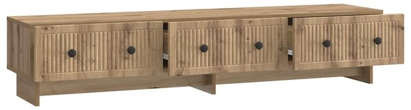VidaXL TV szekrény Kézműves Tölgy 147 x 34,5 x 30 cm Szerelt Fa
