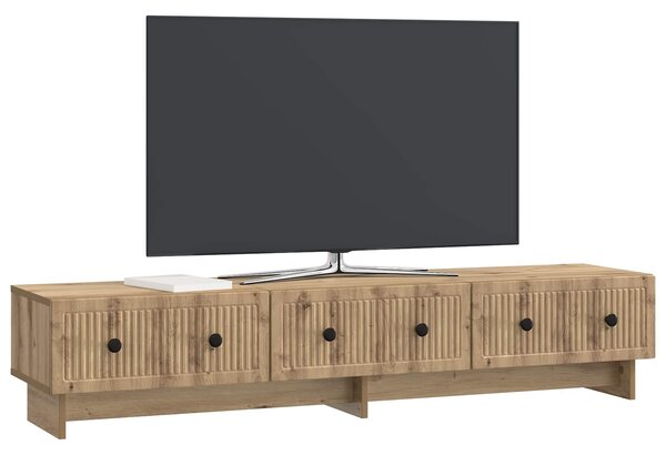 VidaXL TV szekrény Kézműves Tölgy 147 x 34,5 x 30 cm Szerelt Fa