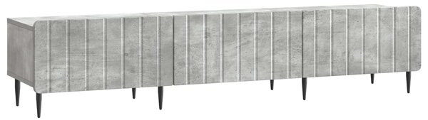 VidaXL TV szekrény fiókkal Betonszürke 147 x 34,5 x 32 cm Szerelt Fa