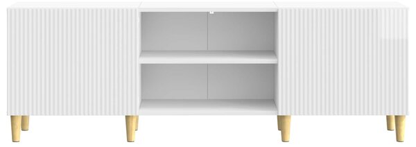 VidaXL TV szekrény Magasfényű Fehér 150 x 31 x 50 cm Szerelt Fa