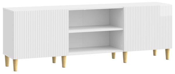 VidaXL TV szekrény Magasfényű Fehér 150 x 31 x 50 cm Szerelt Fa