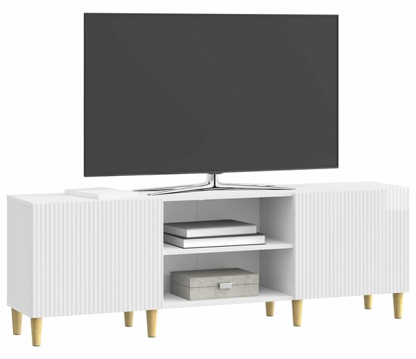 VidaXL TV szekrény Magasfényű Fehér 150 x 31 x 50 cm Szerelt Fa