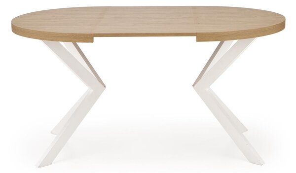 Peroni bővíthető étkezőasztal, kerek (Szín: arany tölgy/fekete)