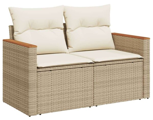 VidaXL Polyrattan Kerti Ülőgarnitúra - 4 részes - Bézs