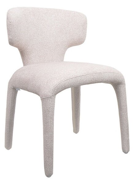 King Home Apulia Szék Poliészter Bézs Szobrászati Forma