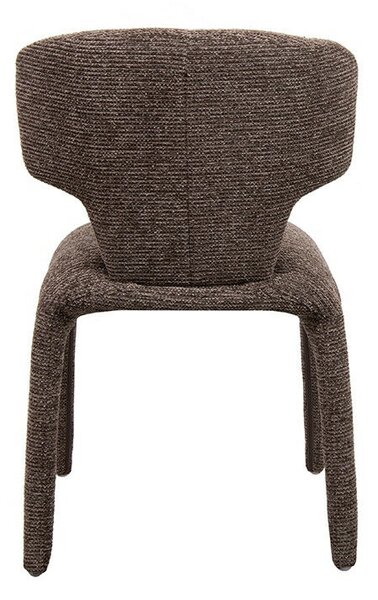King Home Apulia Designer Szék Poliészter Barna Organikus Forma