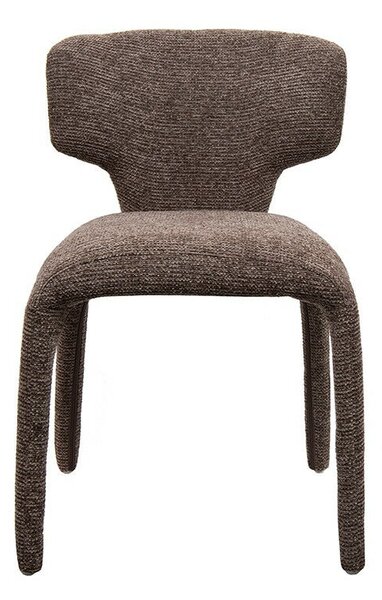 King Home Apulia Designer Szék Poliészter Barna Organikus Forma