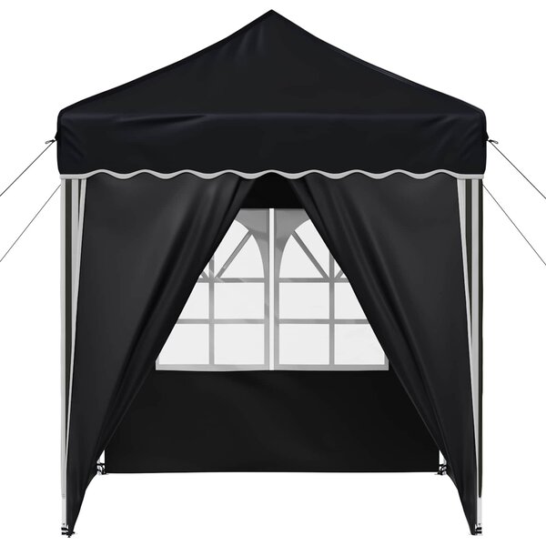 VidaXL Parti sátor 195 x 195 x 245 cm Oxford Szövet, Antracit