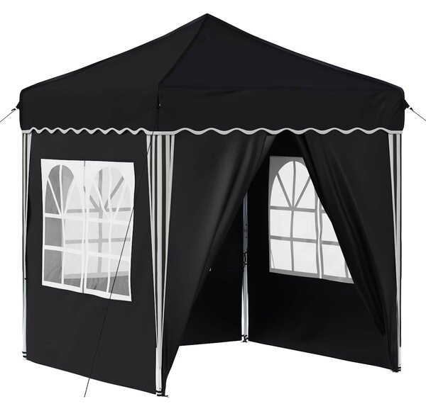 VidaXL Parti sátor 195 x 195 x 245 cm Oxford Szövet, Antracit
